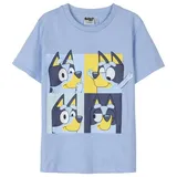 Cerdá Bluey Kinder T-Shirt - Farbe Blau - Größe 6 Jahre - T-Shirt mit kurzen Ärmeln - Hergestellt aus 100% Baumwolle 145 g/qm - Bedruckt mit Bluey - Original Produkt entworfen in Spanien - 6 Jahre