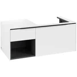 Villeroy & Boch Waschbeckenunterschrank 2 Auszüge 100,0 x 51,6 x 42,3 cm Weiß