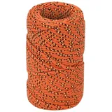 vidaXL Bootsseil Orange 2 mm 250 m Polypropylen