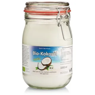 Kräuterhaus Sanct Bernhard Bio-Kokosöl kalt gepresst 1000 ml