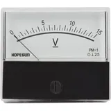 VELLEMAN Analoges Einbau-spannungsmessgerät 15 V Dc - Drehspul-Messwerk, 60x47 mm