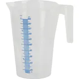 Kerbl Messbecher 2ltr. Kunststoff, mit Skala, stapelbar