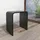 Steinberg Serie 430 Duschhocker MineoStone 400x300x430mm schwarz