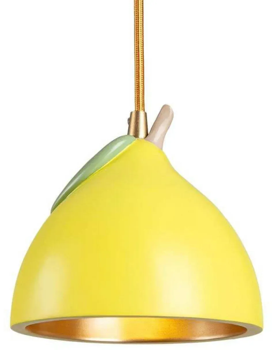 Pendelleuchte SELETTI, dimmbar, Gelb, für Esszimmer, Kunststoff - 12.6