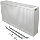 Buderus Flachheizkörper Typ 33 500 x 1000 mm 2094 W weiß Mittelventil