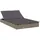 vidaXL Sonnenliege 110 x 0 x 0 cm Silber