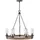 Elstead Lighting Sawyer 6-flg. E14 40W 230V  Durchmesser  - Braun
