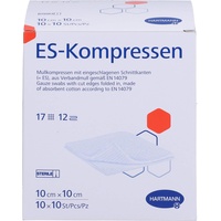 ToRa Pharma GmbH ES-KOMPRESSEN steril 10x10 cm Grosspackung
