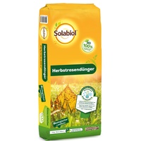Solabiol Bio Herbstrasendünger, Spezial-Rasendünger mit extra Kalium und Langzeitwirkung für maximale Winterhärte, 10 kg für 200 m2