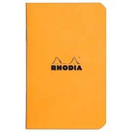 Rhodia 119158C Heft (kariert, 7,5 x 12 cm, 24 Blatt) 1 Stück orange