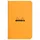 Rhodia 119158C Heft (kariert, 7,5 x 12 cm, 24 Blatt) 1 Stück orange