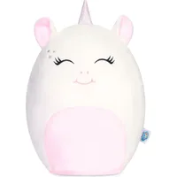 squishbrubies Emily das Einhorn - 35 cm Kuscheltier - Superweiches Stofftier - Plüschtier zum Kuscheln, Verschenken und Sammeln - Weiß und Pink