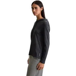 Marc O'Polo DENIM "aus weichem Single Jersey", Damen, Gr. S, blau depths, Obermaterial: 100% Baumwolle, unifarben, Basic, relaxed fit, normaler Saum, Shirts Langarmshirt