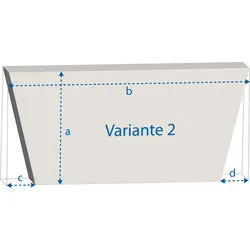 Matratzen nach Maß für trapezförmige Matratzen