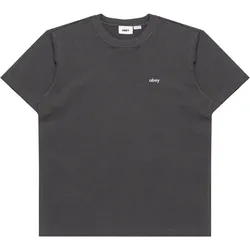 Obey LOWERCASE PIGMENT TEE - Schwarz - S