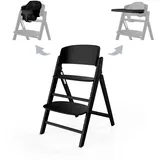 Cybex Gold CLICK & Fold Hochstuhl Inkl. Baby-Set und Tablet), Farbe:Stunning Black