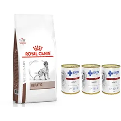 ROYAL CANIN Hepatic HF 16 12kg + ENZO VET Hepatic 3x400g
