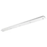 Ideal Lux Baldachin LINEAR STANDARD, eckig, 120cm, 5-fach, Überstand-Blende, weiß IDEA-285689