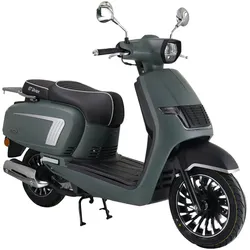 Motorroller GT UNION "Venis 25 (mit/ohne Topcase)", grün (grün metallic matt, schwarz), Motorroller & Mofas, ohne Topcase, 25 km/h