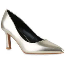 Damen Spitze Pumps in Gold