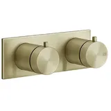 GESSI 316 Unterputz-Thermostat für 3 Verbraucher Messing gebürstet PVD 54036727