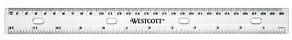 Preisvergleich Produktbild WESTCOTT Lineal 31,0 cm, transparent