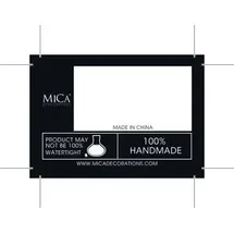 Mica decorations Daan Ø 19 x 17,5 cm hellrosa