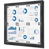 Showdown Displays Showdown® Displays Schaukasten grau 6x DIN A4, 1 St.