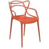 Kartell Masters Stuhl, Orange Rost, 2er-Satz