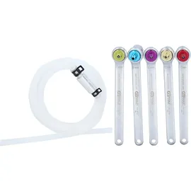 KS Tools Bremsen-Entlüftungsschlüssel-Satz 160.0725 6-tlg.