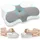 luxuskollektion Nackenkissen Memory Foam 40 x 80 cm Grau