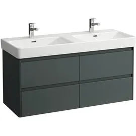 Laufen BASE 2.0 Waschtischunterbau, 4 Schubladen, SoftClose, inklusive Ordnungssystem, zu H814966 1168x446x515mm, H4113241082661, Farbe: verkehrsgrau