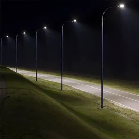 V-Tac Straßenleuchte LED 100 W 13500 lm IP65 grau