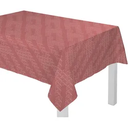 Tischdecke ADAM "Argentinian Criolla" Gr. 5, rot (dunkelrot), Ø:145cm, Baumwolle, Tischdecken