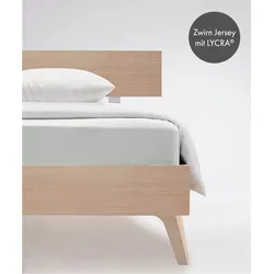 fleuresse Spannbettlaken "Comfort in Gr. 90x200, 140x200 oder 180x200 cm", Baumwolle-Elasthan Laken, für Matratzen bis 23 cm Höhe
