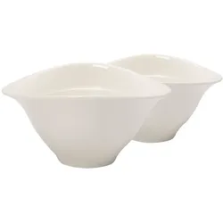 Suppenschalen-Set VAPIANO - weiß - BHT 16x12.50x18 cm