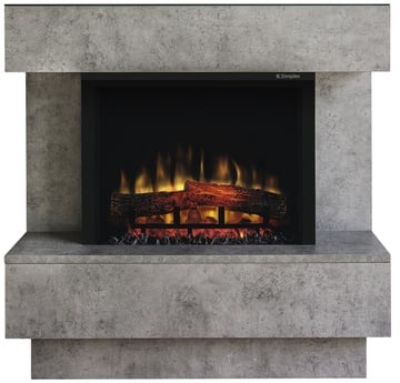 GLEN DIMPLEX Elektrokamin »Optiflame®«, 1,4 kW, BxHxT: 92,5 x 90,2 x 32 cm - weiss