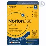 NortonLifeLock 360 Deluxe 2025 ESD 5 Geräte 1 Jahr DE Win Mac Android iOS