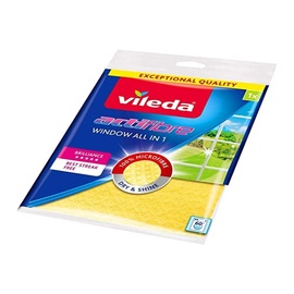 Vileda Reinigungstuch für Glas Actifibre, gelb