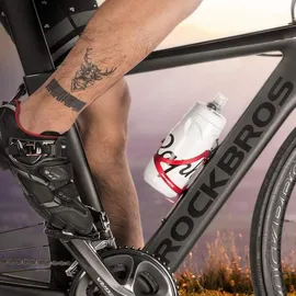 ROCKBROS Aluminium Fahrradflaschenhalter Flaschenhalter Rot