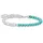 Thomas Sabo Charm-Armband mit Beads aus 925 Sterling Silber türkis A2098-404-17-L19 Größe 19