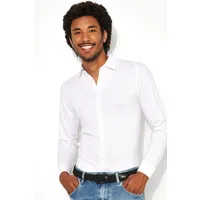 Desoto Langarmhemd »Casual Kent 1/1« DESOTO solid white