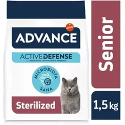 ADVANCE Sterilized - Kroketten für sterilisierte Katzen Senior mit Huhn und Gerste 1,5kg