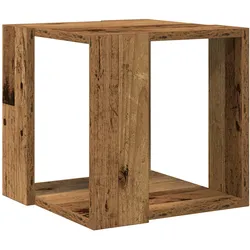 vidaXL Couchtisch Altes Holz Massives recyceltes Holz 32 x 32 x 30 cm