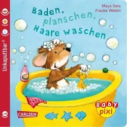 CARLSEN 105391 Baby Pixi 62 Baden, planschen, Haare waschen