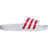 adidas Adilette Aqua White / Team Colleg Red / White 39 1/3