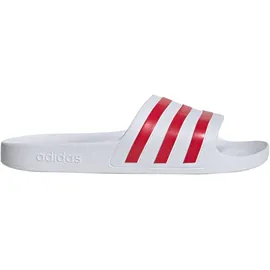 adidas Adilette Aqua White / Team Colleg Red / White 39 1/3