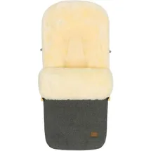 fillikid Fillikid, Lammwoll-Fußsack Bernina Wool für Buggy, Sport- und Kinderwagen - Grau