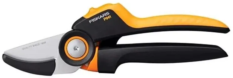 Fiskars Gartenschere PowerGear L P941 Amboss-Gartenschere