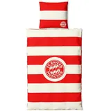 FC Bayern München Bettwäsche 2023 Rot/Weiß Fußballfan Gr. 80